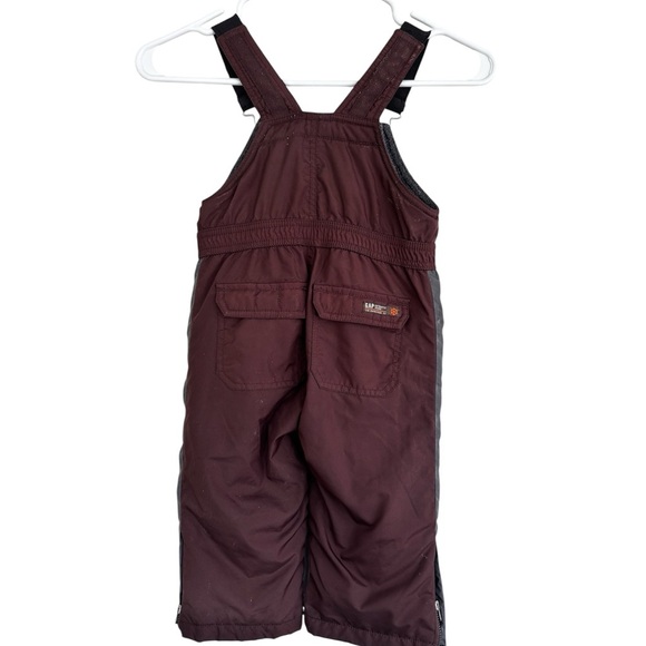 GAP Brown Overalls Adjustable Straps Water-Resistant - Picture 2 of 8